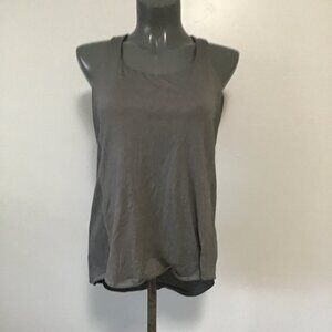 Lululemon Wild Tank Heathered Slate/Raspberry Glo Light Size 8